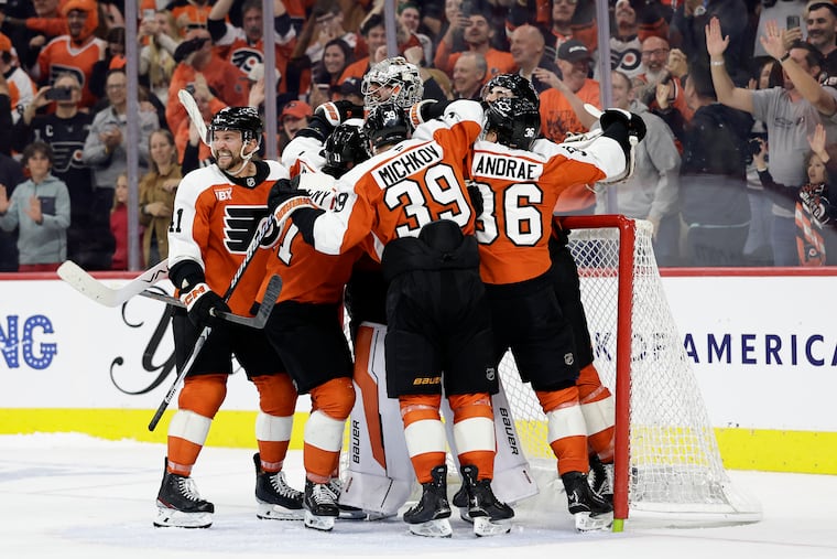 The Flyers clinched a playoff spot with their shootout victory over the Carolina Hurricanes on Monday.