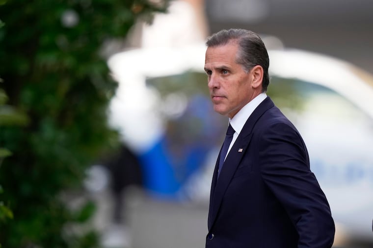 Hunter Biden departs from federal court on Monday, June 3, 2024, in Wilmington, Del.