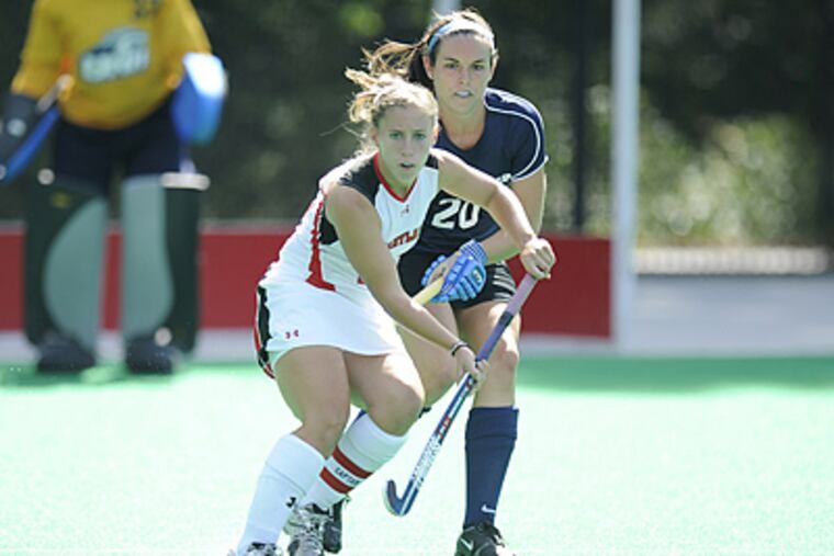 Katie O'Donnell was named National Sportswoman of the Year by the Women's Sports Foundation. (Photos from University of Maryland)