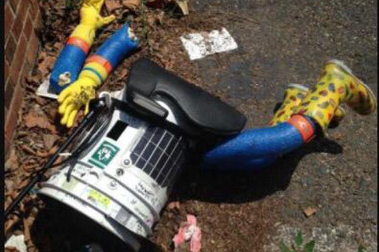 hitchBOT's creators say it was dismembered in Philly (Twitter).