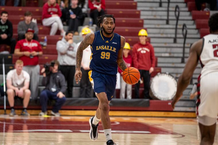 La Salle’s Rob Dockery finished with a career-high 33 points against St. Bonaventure in the first round of Atlantic 10 tournament on Wednesday.