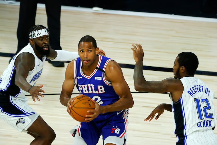 Al Horford stepped up for the Sixers in their win over the Magic Friday night.