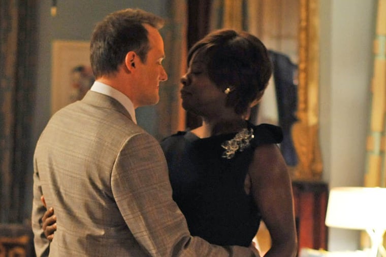 Tom Verica with Viola Davis, star of ABC’s “How to Get Away with Murder,” where Verica plays the husband of Davis’ character. (ABC/Nicole Rivelli)