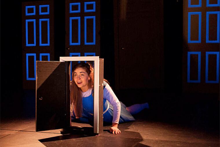 Emiley Kiser stars as Alice in Quintessence Theatre's "Alice's Adventures In Wonderland." (Shawn May)