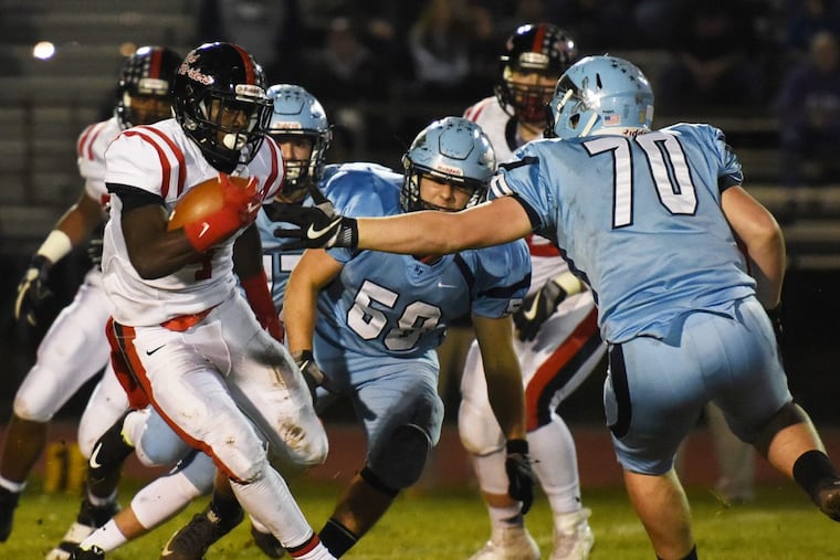 Coatesville junior running back Aaron Young was selected as the Ches-Mont League National Division football player of the year.