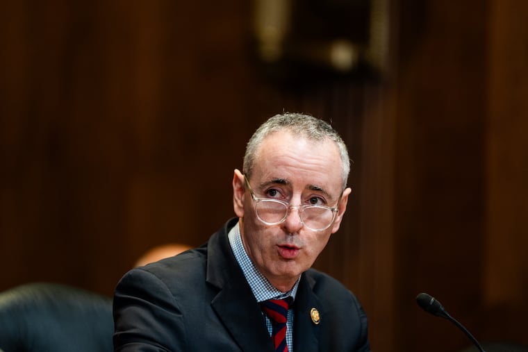 Rep. Brian Fitzpatrick (R., Pa. ) speaks at a hearing on Capitol Hill on Dec. 3, 2025.