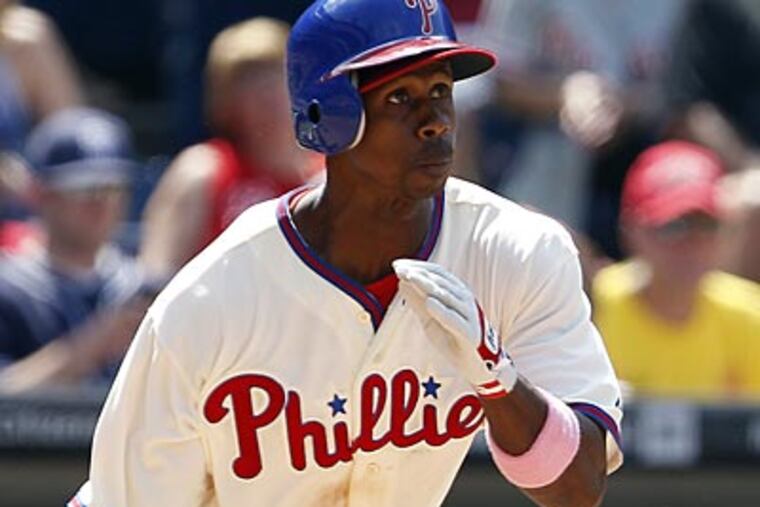 "I wasn't all that anxious to move him," Ruben Amaro Jr. said about Juan Pierre. (David Maialett/Staff file photo)