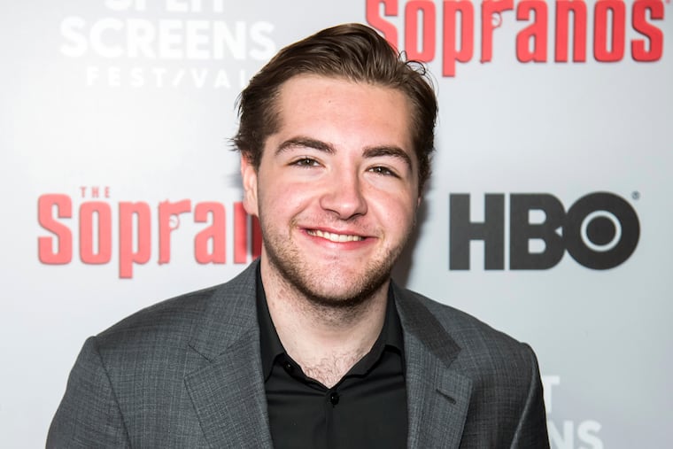 FILE - In this Jan. 9, 2019 file photo, Michael Gandolfini attends HBO's "The Sopranos" 20th anniversary in New York. Gandolfini has been cast as the young Tony Soprano in the planned “Sopranos” prequel, “The Many Saints of Newark.” Gandolfini will play a younger version of the iconic character his late father James Gandolfini played on the HBO series. The 19-year-old actor has had a recurring role on HBO’s “The Deuce.”