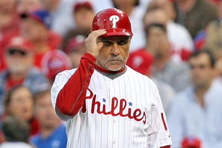Davey Lopes spent four seasons as the Phillies' first base coach from 2007-10.