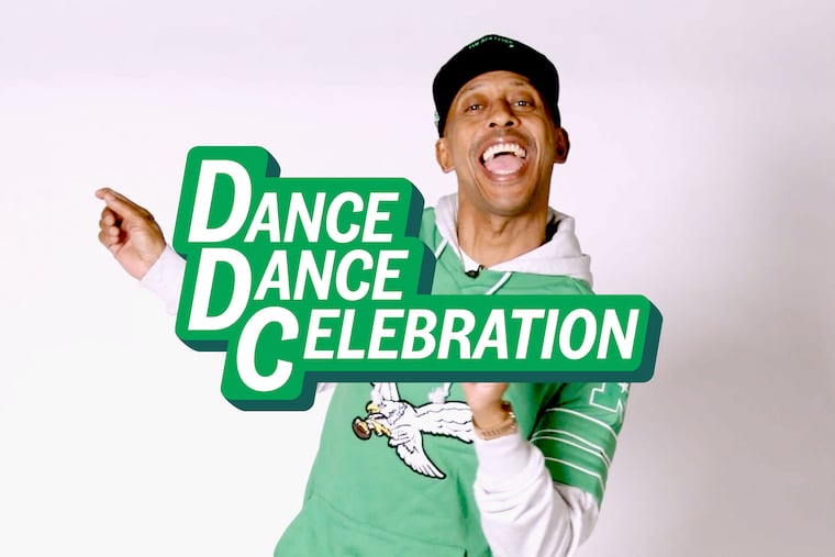 Dance Dance Celebration: Can you keep up with Eagles' No.1 fan Gillie ...