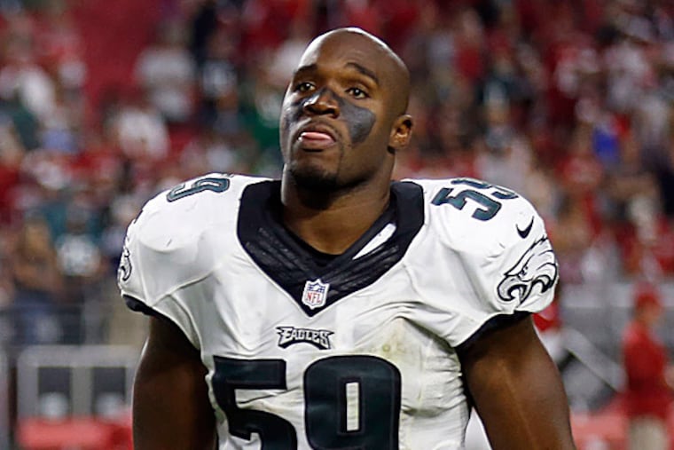 Eagles linebacker DeMeco Ryans. (Yong Kim/Staff Photographer)