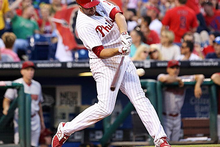 The Phillies' Darin Ruf. (Bill Streicher/USA TODAY Sports)
