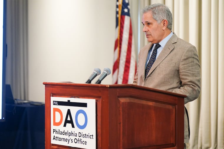 DA Larry Krasner said the cocaine seizure happened last week.