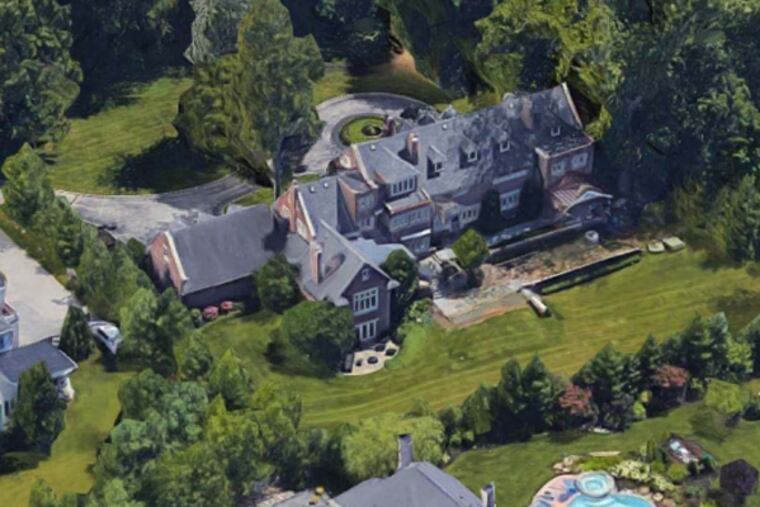 The Lower Merion home of Jay H. Shah, CEO of Hersha Hospitality Trust.
