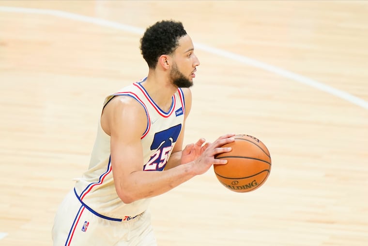 Ben Simmons will play in Monday's game against the Oklahoma City Thunder.