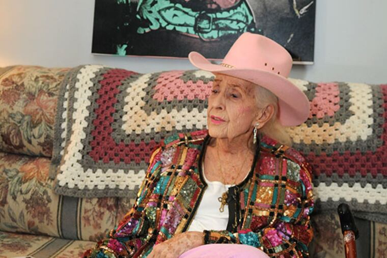 Sally Starr, 87, sitting in her living room in her Atco home on March 3, 2010 (Sarah J. Glover / Staff Photographer/File)