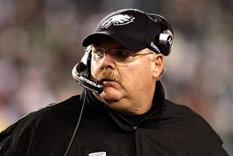 Andy Reid did not hide his frustration after the Eagles' loss to the Bears. (Yong Kim/Staff file photo)