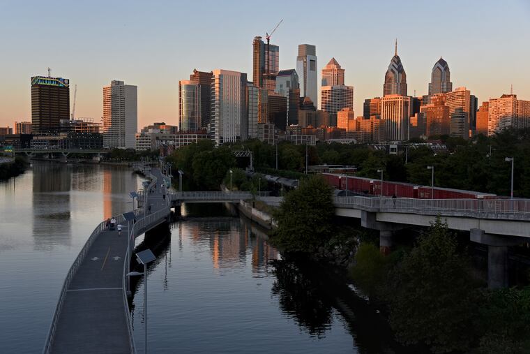 The Philadelphia skyline, pictured in October 2017. As economists and real estate experts look ahead to 2019, many say they expect the real estate market to cool — following a national trend.