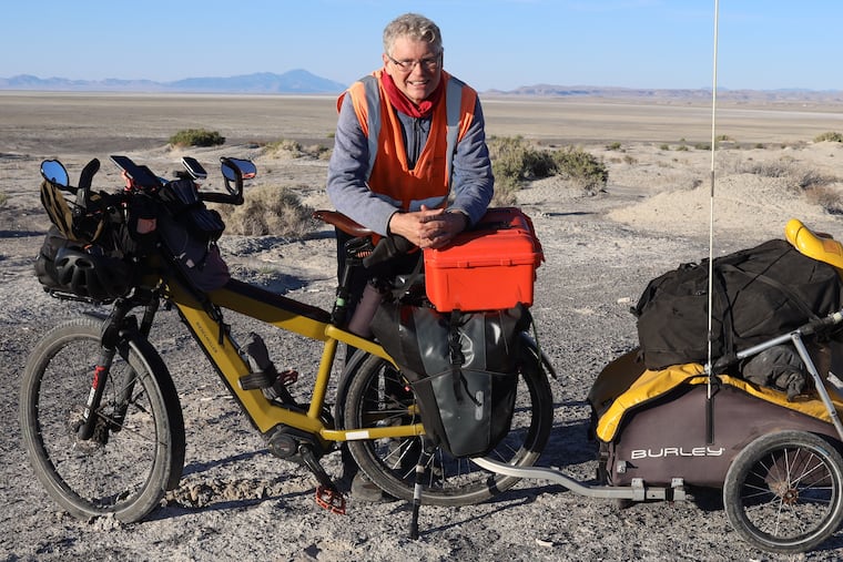 Gregory Maassen rides his e-bike to improve his chronic pain that stems from neuropathy.