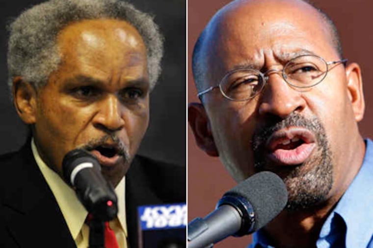 Under the circumstances, it’s hard to take John Street’s criticism of Mayor Nutter seriously. (Staff file photos)