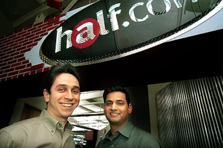 Josh Kopelman (left) is Philadelphia's representative in the book "The Richest Man in Town." (La Shinda Clark / Staff Photographer)