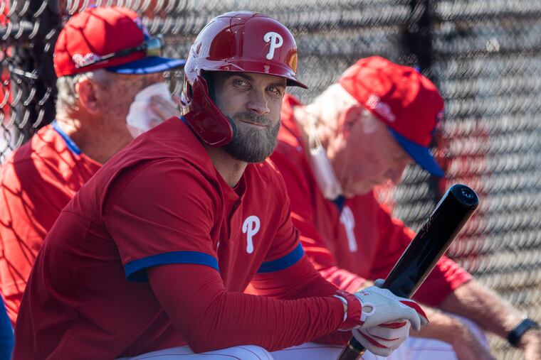 Phillies star Bryce Harper is entering his 10th major-league season. He has not yet won a postseason series.