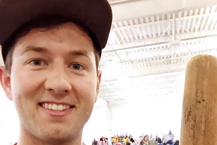 Grant Hartley walked into a Western Pennsylvania Goodwill store and walked out with a bat that seems to have been discarded without anyone realizing the value.