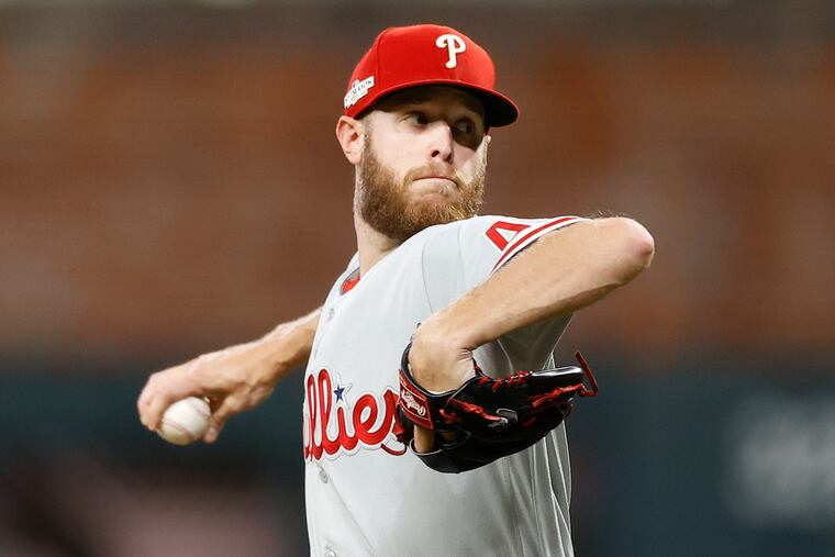 Phillies pitcher Zack Wheeler will get the ball in Game 1 of the NLCS against the San Diego Padres on Tuesday.