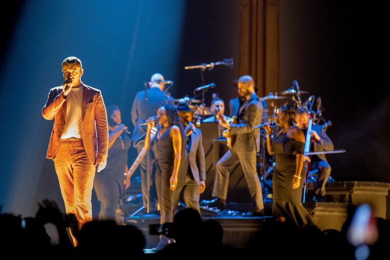 Sam Smith at the Wells Fargo Center on Wednesday, July 4 2018