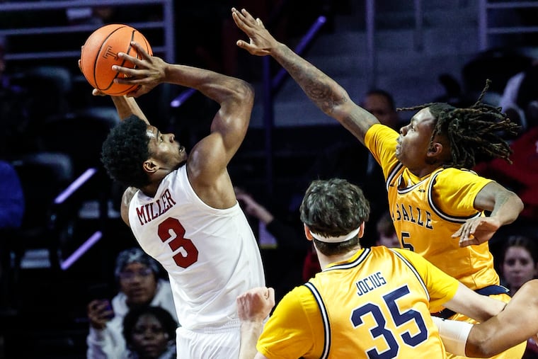 Hysier Miller and Temple knocked off La Salle in triple overtime on Wednesday. The Owls will face St. Joseph's in the Big Five Classic final on Saturday at the Wells Fargo Center.