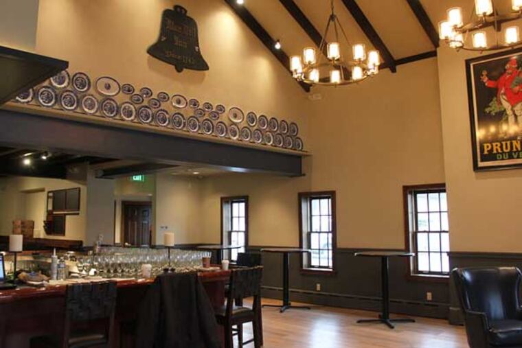 Bar area of the Blue Bell Inn.