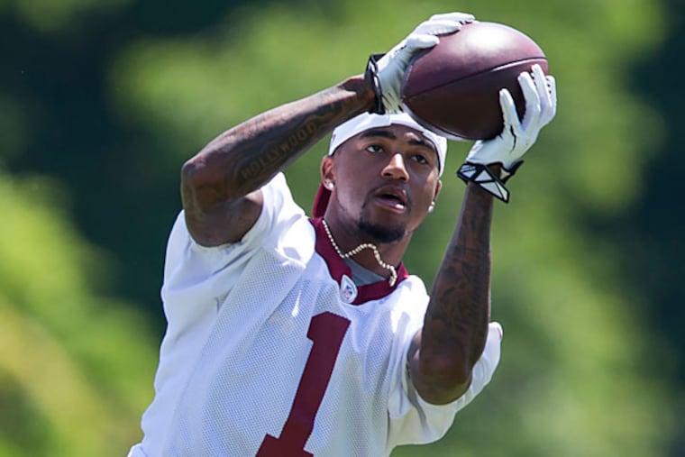 Redskins wide receiver DeSean Jackson. (Evan Vucci/AP)