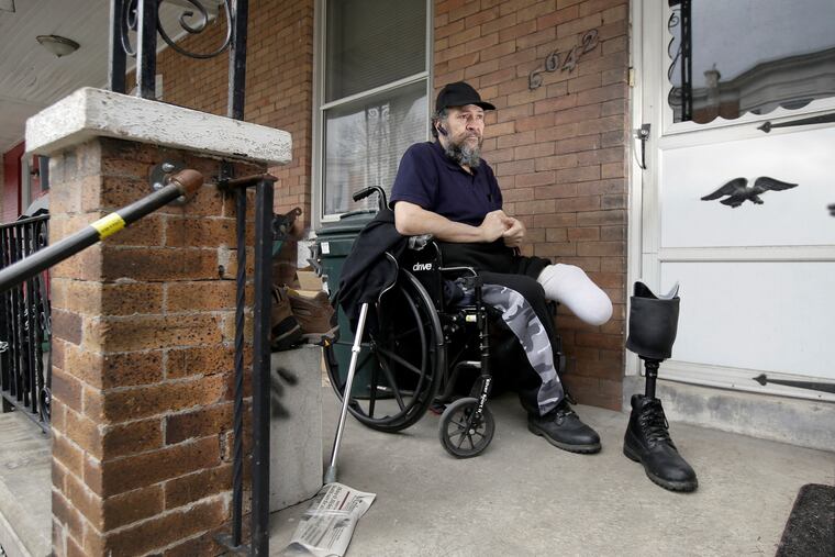 Todd Reeves, of West Philadelphia, is among thousands of Pennsylvanians facing the loss of small state grants that the legislature is rushing to eliminate. The money helps him keep his Cobbs Creek home.