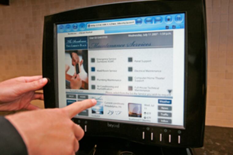 You rang? With a touch on the screen, residents will be able to request dinner reservations, call for a taxi, or schedule maintenance. Units are priced from $800,000 to $15 million.