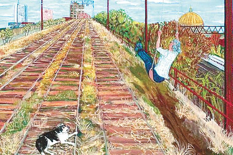 Sarah McEneaney "Viaduct, West Poplar, 2013"