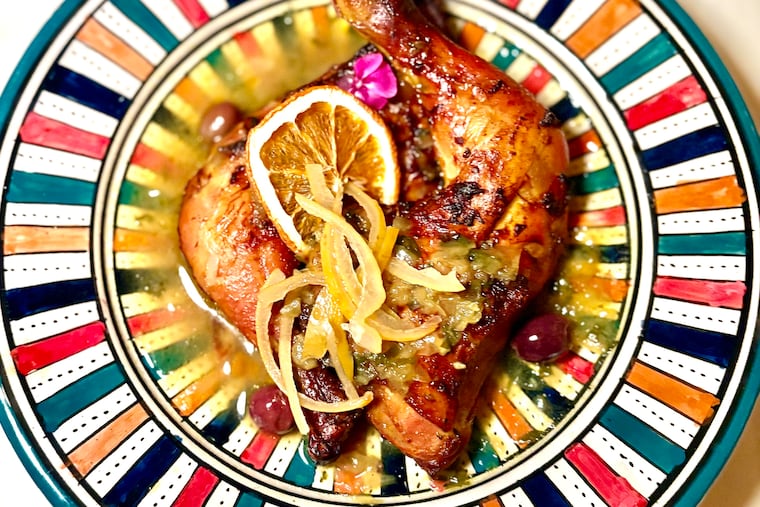 The chicken tagine at Soufiane at the Morris House.