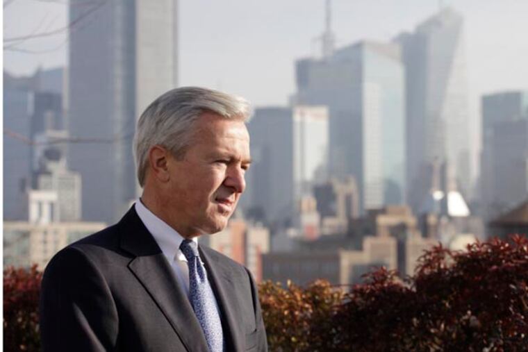 In this Monday, Dec. 3, 2012, photo, John Stumpf, Chairman, President and CEO of Wells Fargo, talks during an interview, in New York. Stumph, one of the few CEOs who kept his job as peers fell after the 2008 financial crisis, is a strategist who expanded his company while others shrank theirs. Stumph says Wells Fargo's vanilla business model of making loans and taking deposits has kept it above the fray while exotic derivatives and other risky practices have bludgeoned rivals. (AP Photo/Mark Lennihan)