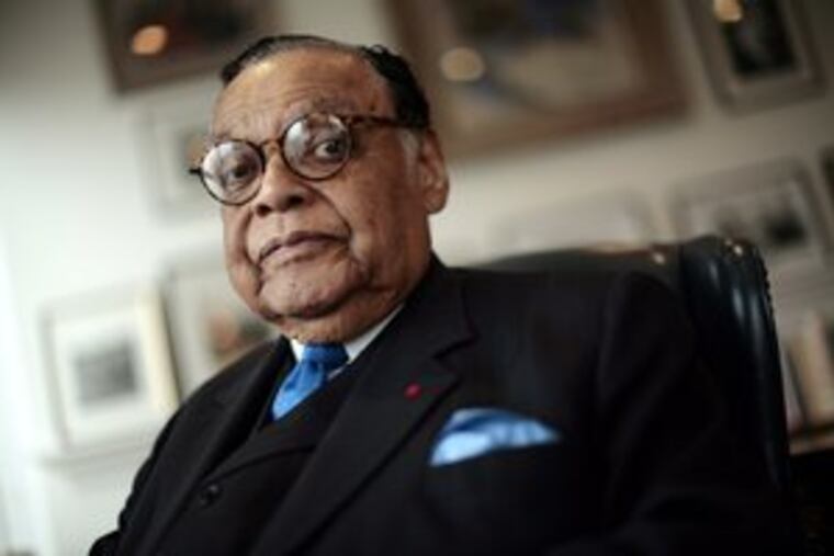 William Thaddeus Coleman Jr. in his office at the law firm of O'Melveny & Myers L.L.P., of Washington. Progress in civil rights is slow. A lawyer- recruitment firm says minorities in 2006 accounted for 5 percent of partners in the nation's major firms, up from 2.5 percent in 1993.