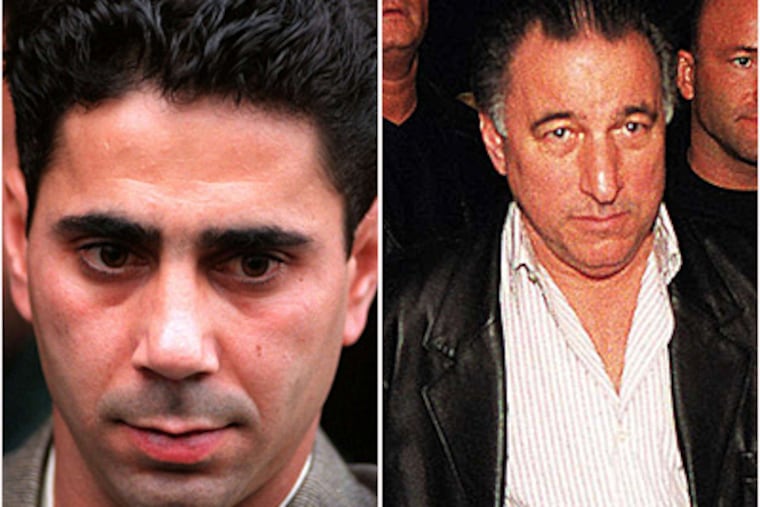 Joseph "Skinny Joey" Merlino (left) and Joseph "Uncle Joe" Ligambi