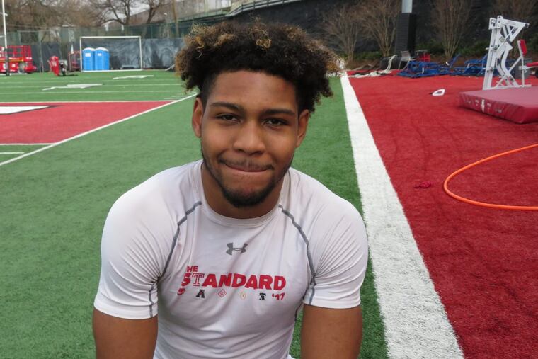 Temple redshirt freshman L.J. Holder has moved from receiver to linebacker this week.