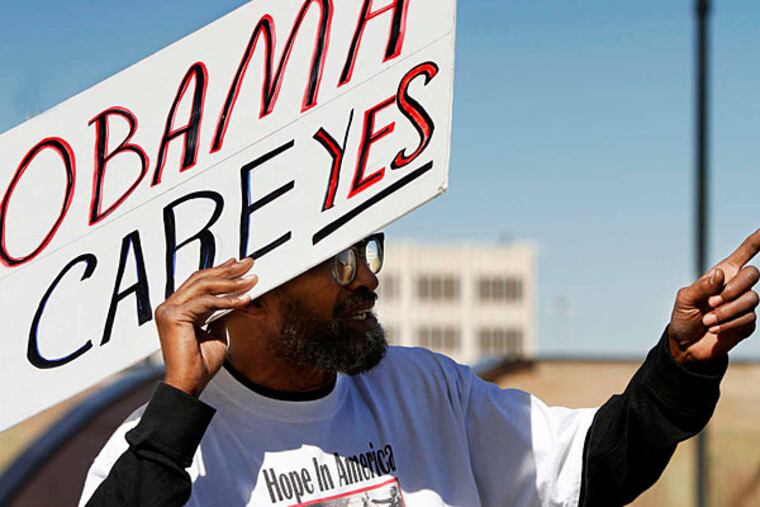 The first month of the new health law's rollout reveals an unexpected pattern in several states: a crush of people applying for an expansion of Medicaid and a trickle of sign-ups for private insurance.