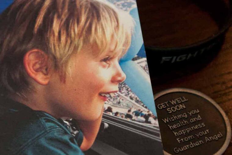 Photo of Sean Fischel who died at age seven of a rare auto-immune disease in 2012. His parents organized a 5K run last year in his memory to raise funds for a cure which drew more than 1,000 partipants. ( RON TARVER / Staff Photographer )