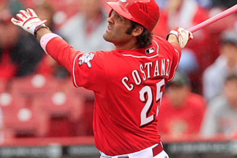 Former Phillies prospect Mike Costanzo was traded from the organization in 2007. (Al Behrman/AP Photo)