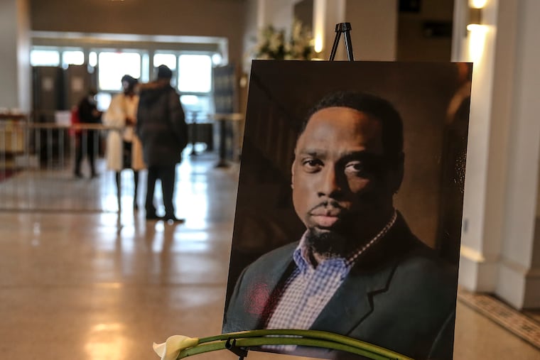 A portrait of restaurateur KeVen Parker at the Met during his Jan. 25 viewing. He died on Jan. 15.