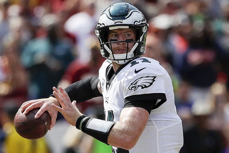 Eagles quarterback Carson Wentz.