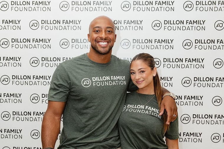 Gabrielle and A.J. Dillon started the Dillon Family Foundation in July 2024, with a mission to empower families and combat hunger in the community.
