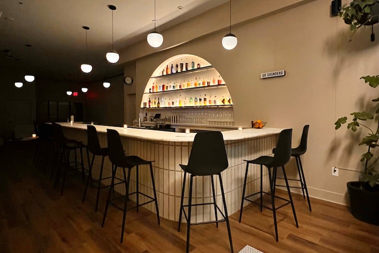 Bar Palmina, a non-alcoholic bar near Front and Thompson Streets in Kensington.