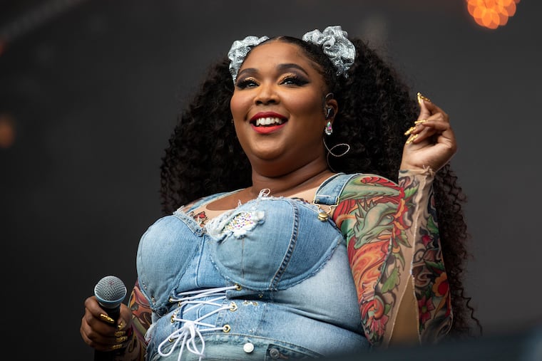 Lizzo performs at the Liberty stage for the Made in America festival in September.