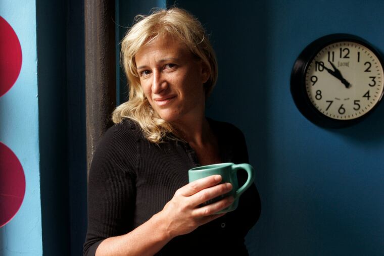 Melissa Bank, shown in her New York apartment on May 26, 2005.