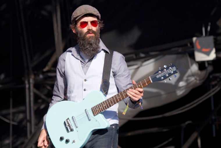 US musician Mark Everett of The Eels performs on the Other stage at Glastonbury Music Festival, Glastonbury, England, Sunday, June 26, 2011. (AP Photo/Joel Ryan)